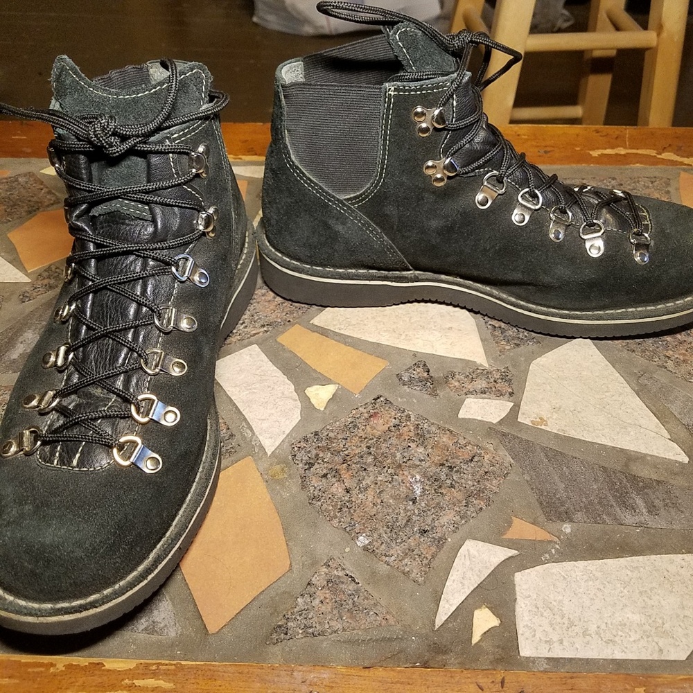 Danner Vertigo Crosby Black Suede Hiking Boots Sz